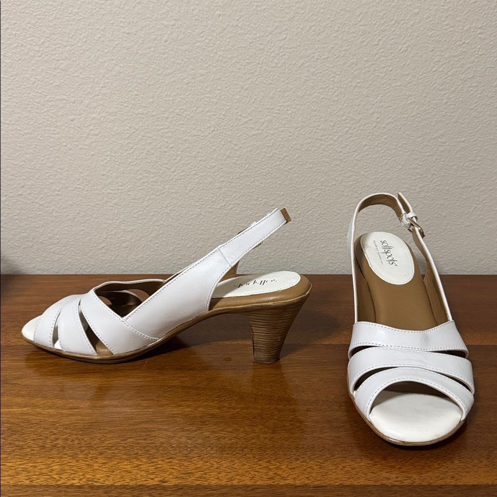 White Softspots Strappy Slingback Sandals,
Worn once. Size 9.5m - Picture 2 of 4